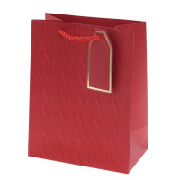 Пакет подарочный S (бумага 210г/м2, блок 12шт), L18 W10 H23 см, 8в.