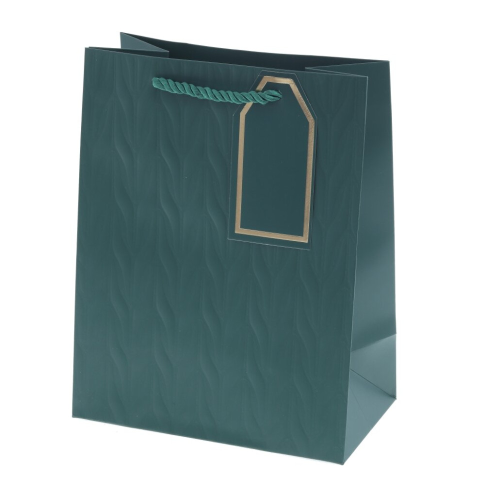 Пакет подарочный S (бумага 210г/м2, блок 12шт), L18 W10 H23 см, 8в.