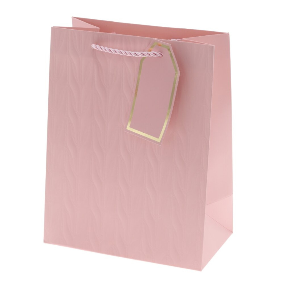 Пакет подарочный S (бумага 210г/м2, блок 12шт), L18 W10 H23 см, 8в.