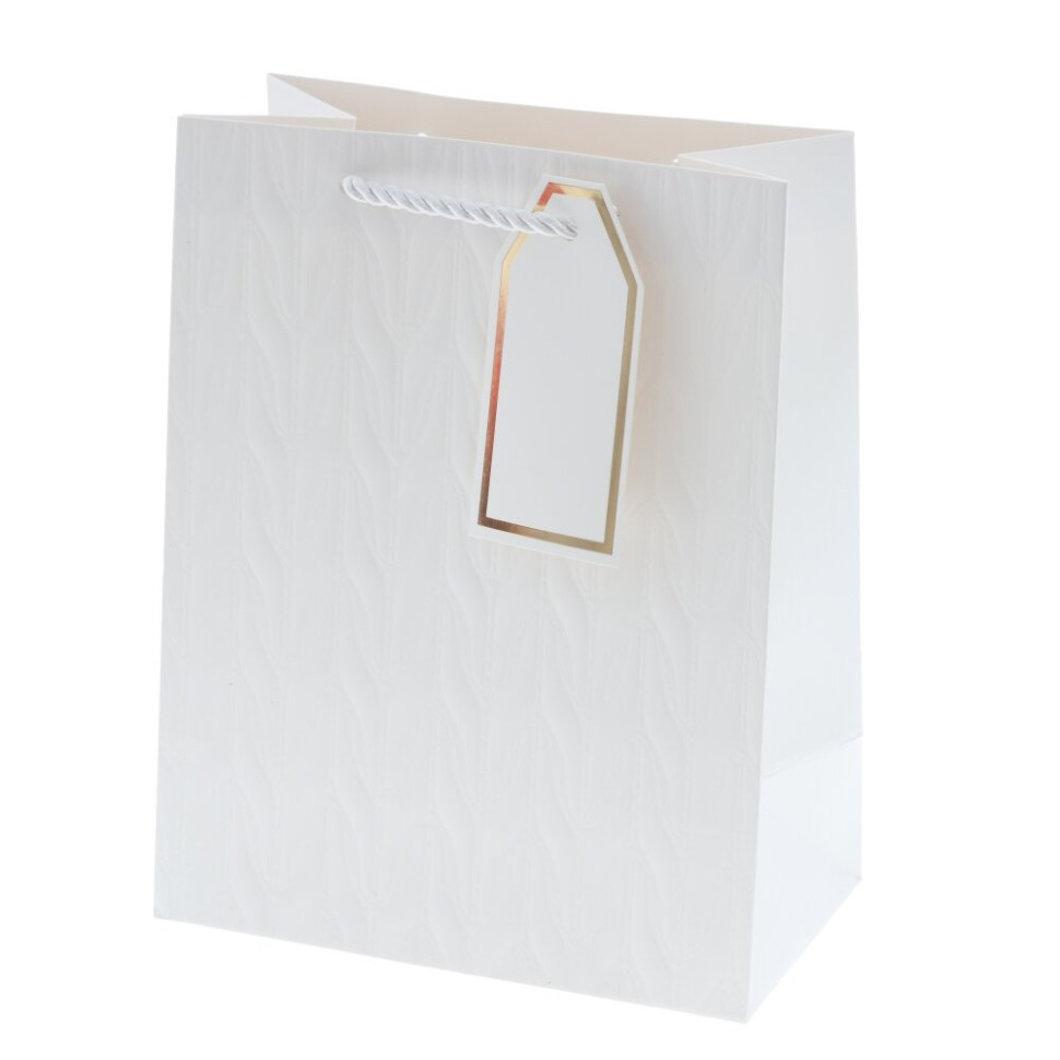 Пакет подарочный S (бумага 210г/м2, блок 12шт), L18 W10 H23 см, 8в.