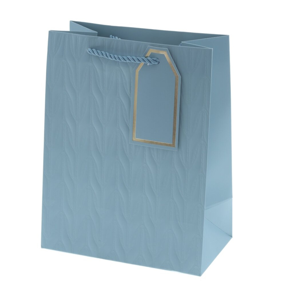 Пакет подарочный S (бумага 210г/м2, блок 12шт), L18 W10 H23 см, 8в.