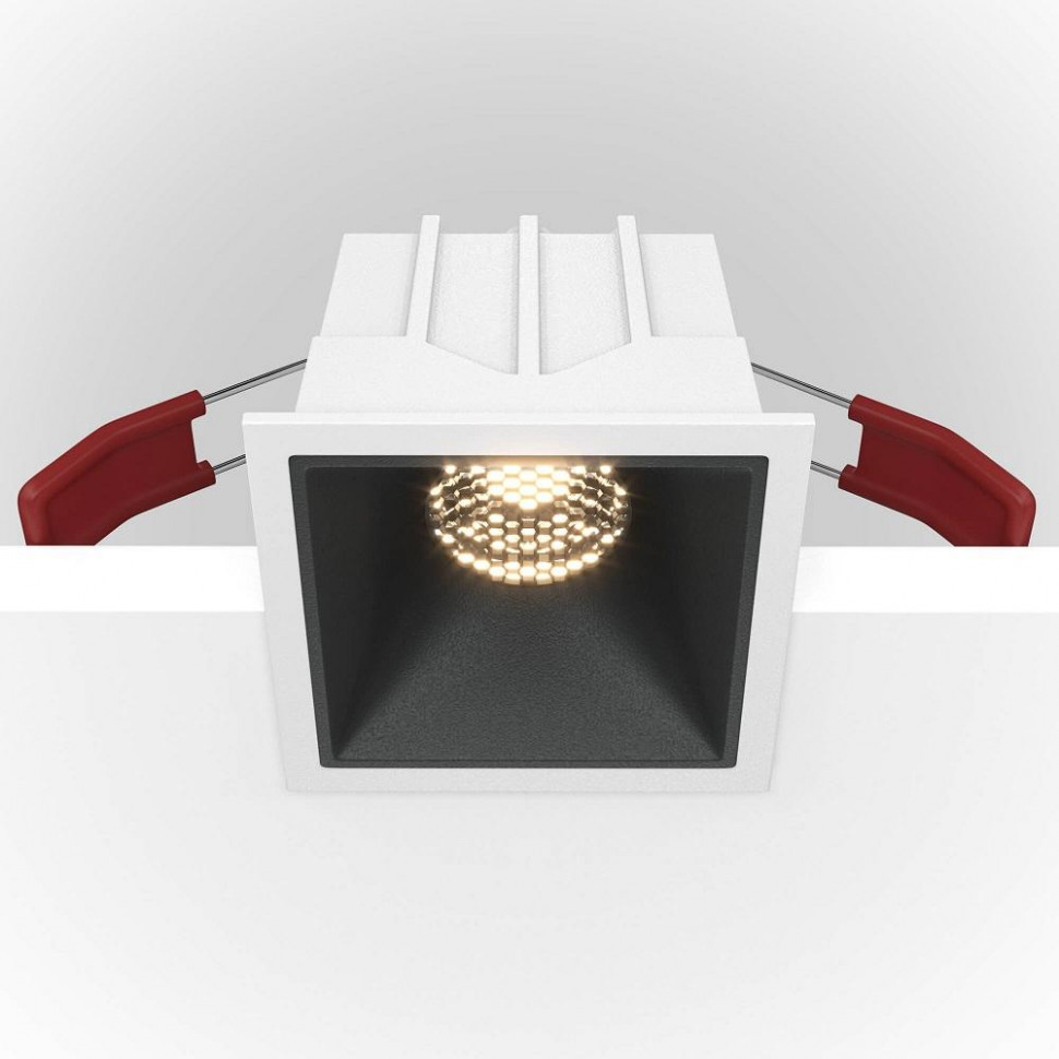 Встраиваемый светильник Maytoni Alfa LED DL043-01-10W3K-D-SQ-WB