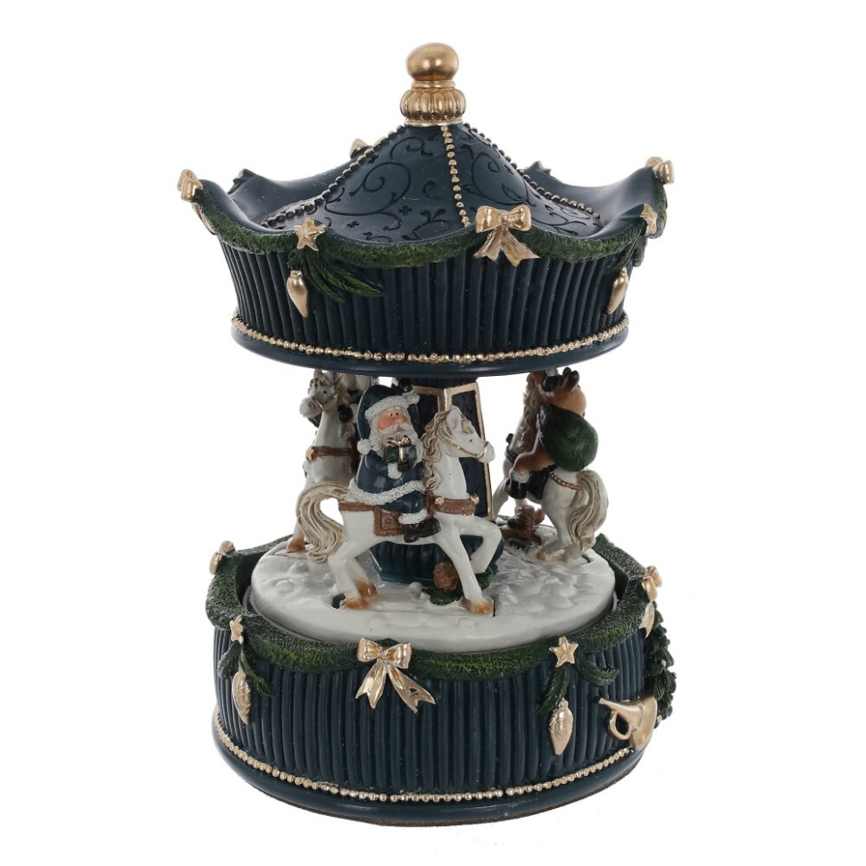 Фигурка декоративная "Карусель" (муз, движ), L10,5 W10,5 H16 см