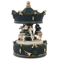 Фигурка декоративная "Карусель" (муз, движ), L10,5 W10,5 H16 см