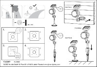 Наземный светильник Solar 33026 Globo