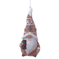 Фигурка декоративная подвесная "Гном", L4,5 W4,5 H10,5 см, 2в.