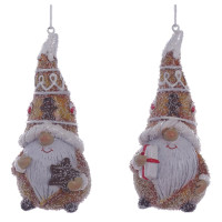 Фигурка декоративная подвесная "Гном", L4,5 W4,5 H10,5 см, 2в.