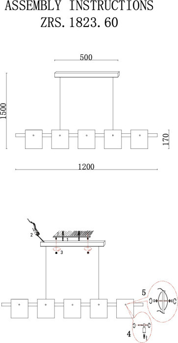 Подвесной светильник Rony ZRS.1209.01 Zortes