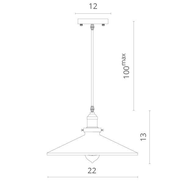 Подвесной светильник Delta 2000/04 SP-1 Divinare