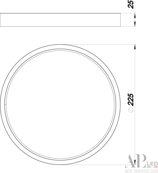 Точечный светильник Ingrid 3322.LDY2004M/18W/4K APL LED
