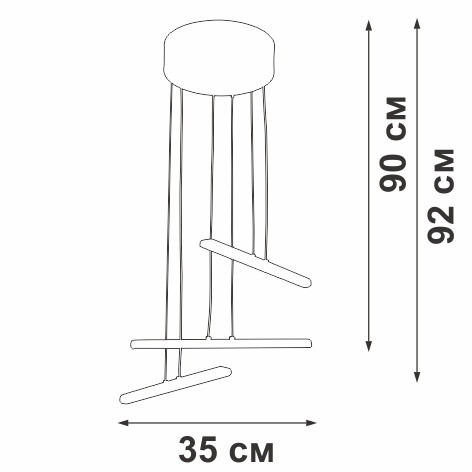 Подвесной светильник V3046-1/3S Vitaluce