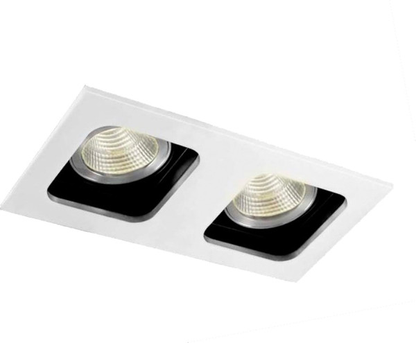 Точечный светильник Holly DL18614/02WW-SQ White/Black Donolux