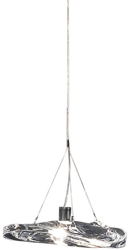 Подвесной светильник Manta 2049P/D200 silver/clear DeLight Collection