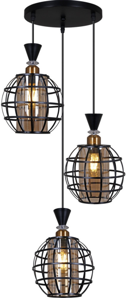 Подвесной светильник  01002-0.9-03 BK Reluce