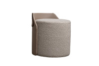 Пуф Bruno букле/искусственная кожа бежевый