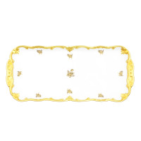 Рулетница н/н 36см."Роза золотая"