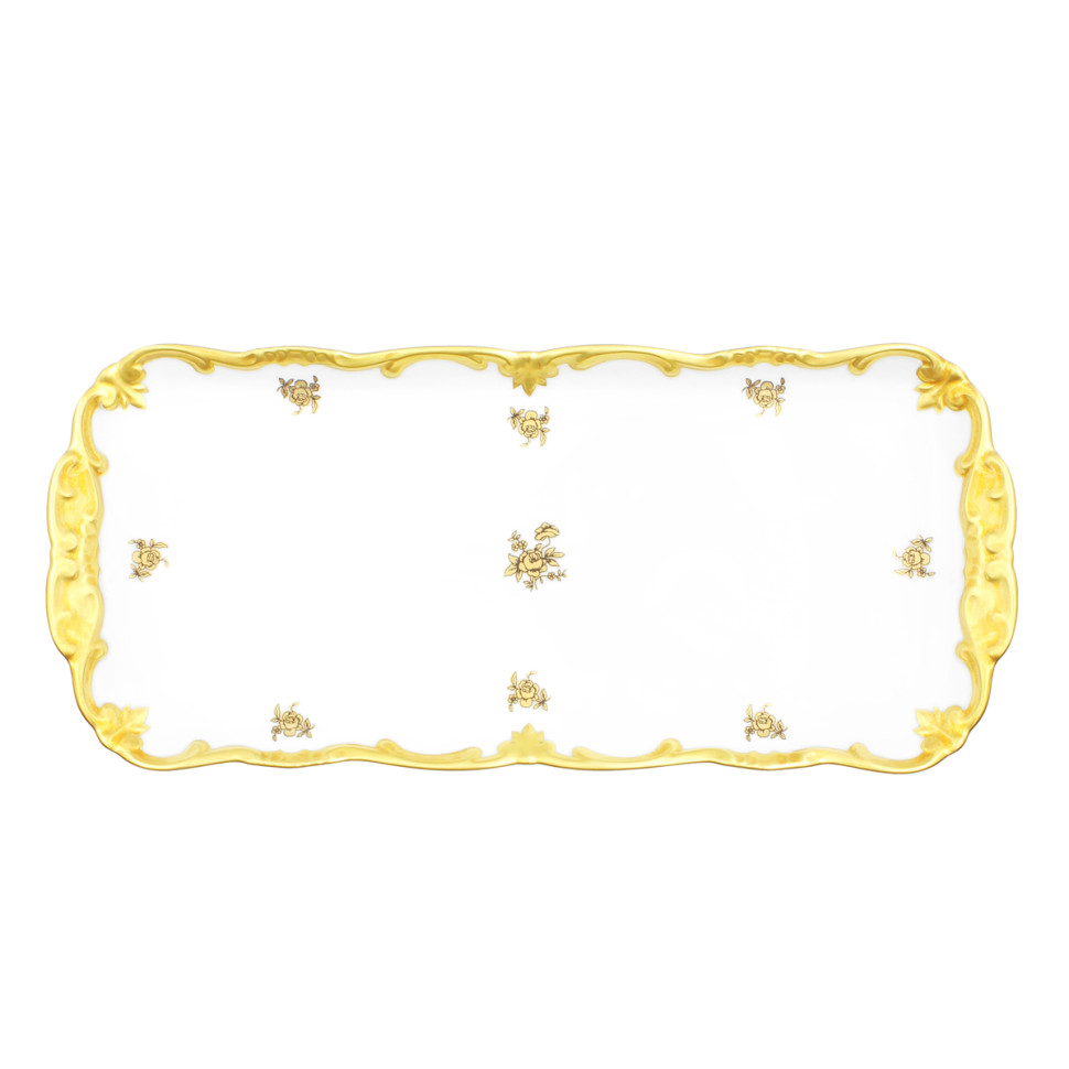 Рулетница н/н 36см."Роза золотая"