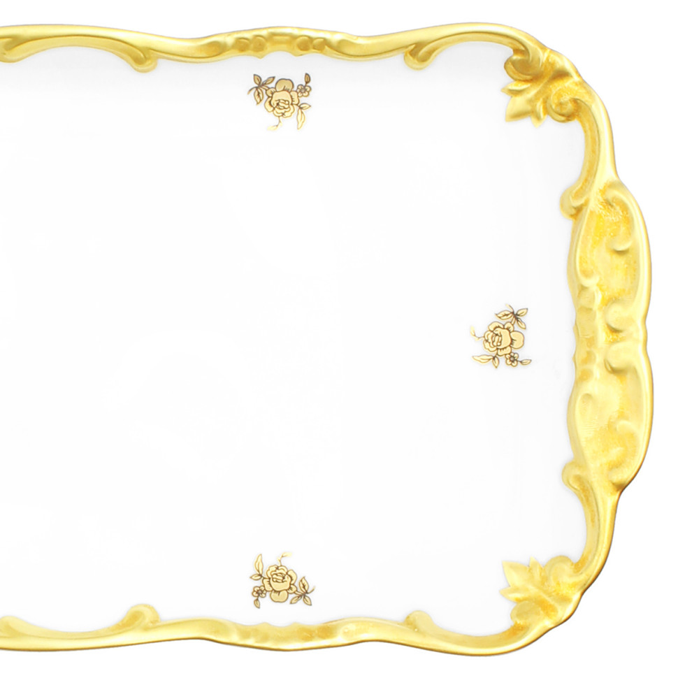 Рулетница н/н 36см."Роза золотая"