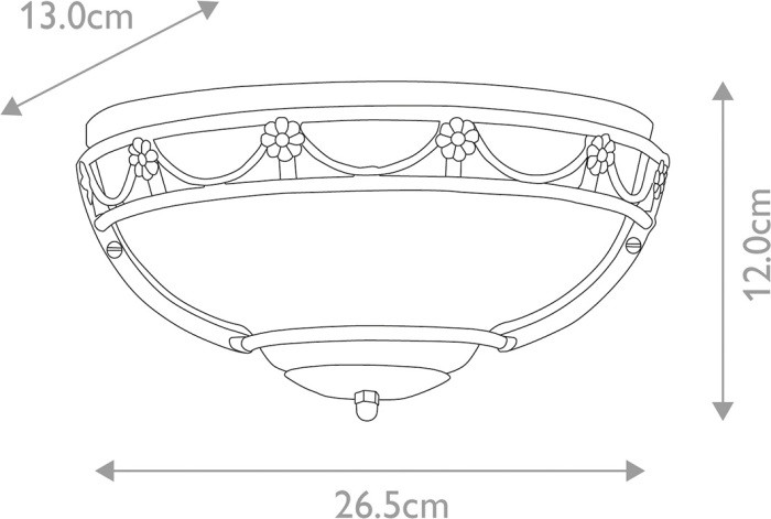 Настенный светильник Carisbrooke CB-WU-BLACK Elstead