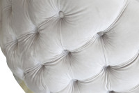 Кресло вращающееся светло-серое велюровое