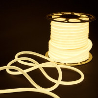 Гибкий неон LS 003 220V 9,6 IP67 Гибкий неон 220V 9,6W 144Led 2835 IP67 круглый дневной белый, 50 м Elektrostandard