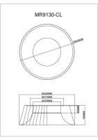 Потолочный светильник Tethys MR9130-CL MyFar