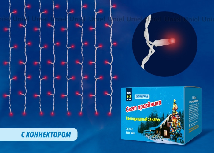 Гирлянда ULD-C2030-240/SWK RED IP67 Uniel