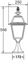 Наземный фонарь FARO-FROST L 91104fL Bl Oasis Light