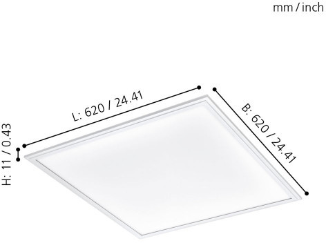 Потолочный светильник Salobrena 1 96154 Eglo