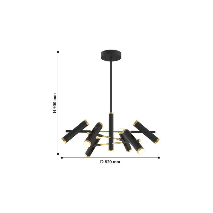 Подвесная люстра Duplex 2324-12P Favourite