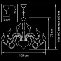 Подвесная люстра CIGNO COLLO 751247 Lightstar Подвесная люстра CIGNO COLLO 751247 Lightstar