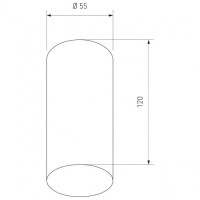 Точечный светильник DLR030 DLR030 12W 4200K белый матовый/золото Elektrostandard