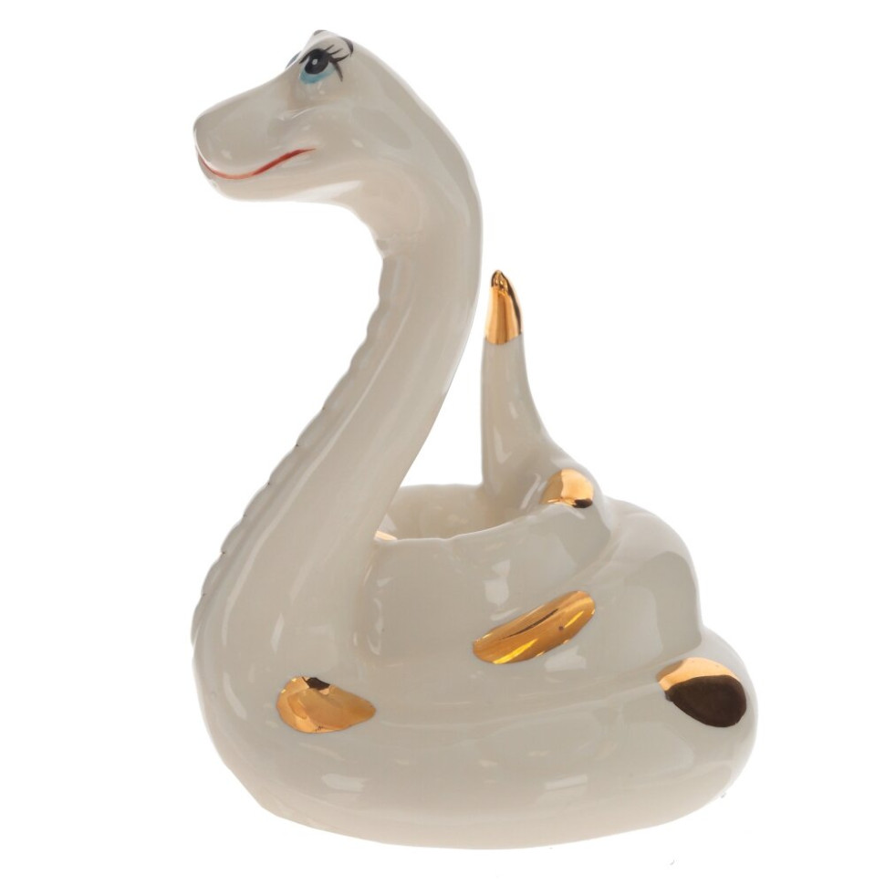 Фигурка декоративная "Змея", L6,5 W7 H8,5 см