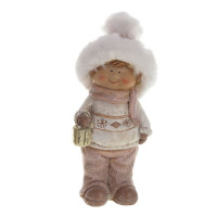 Фигурка декоративная "Мальчик/Девочка", L6 W4 H13 см, 2в.