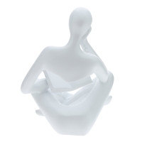 Фигурка декоративная "Читающий человек", L9 W6 H11 см