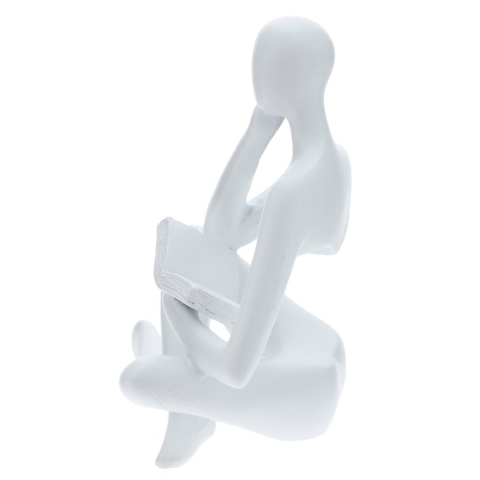 Фигурка декоративная "Читающий человек", L9 W6 H11 см