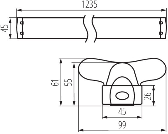 Настенно-потолочный светильник ALDO 26364 Kanlux