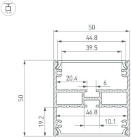 Профиль для светодиодной ленты 045654 Arlight Профиль для светодиодной ленты 045654 Arlight