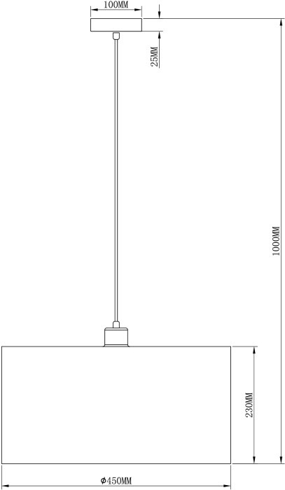 Подвесной светильник Room V2733-1P Moderli