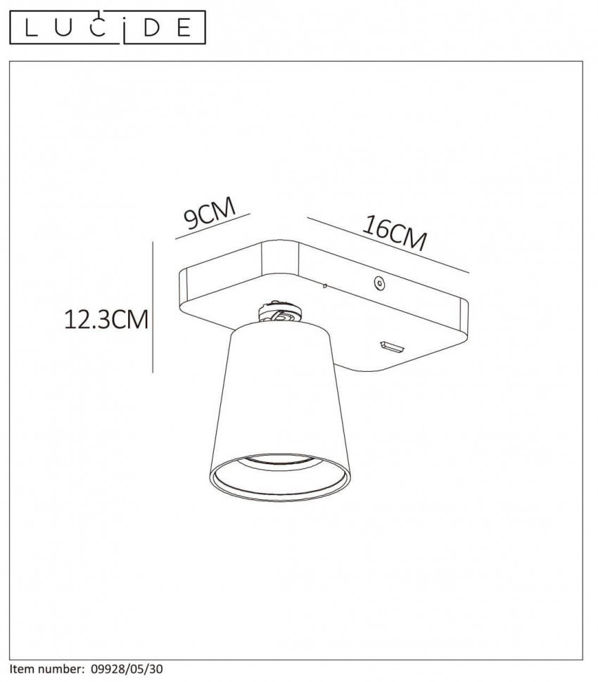 Спот Lucide Turnon 09928/05/30