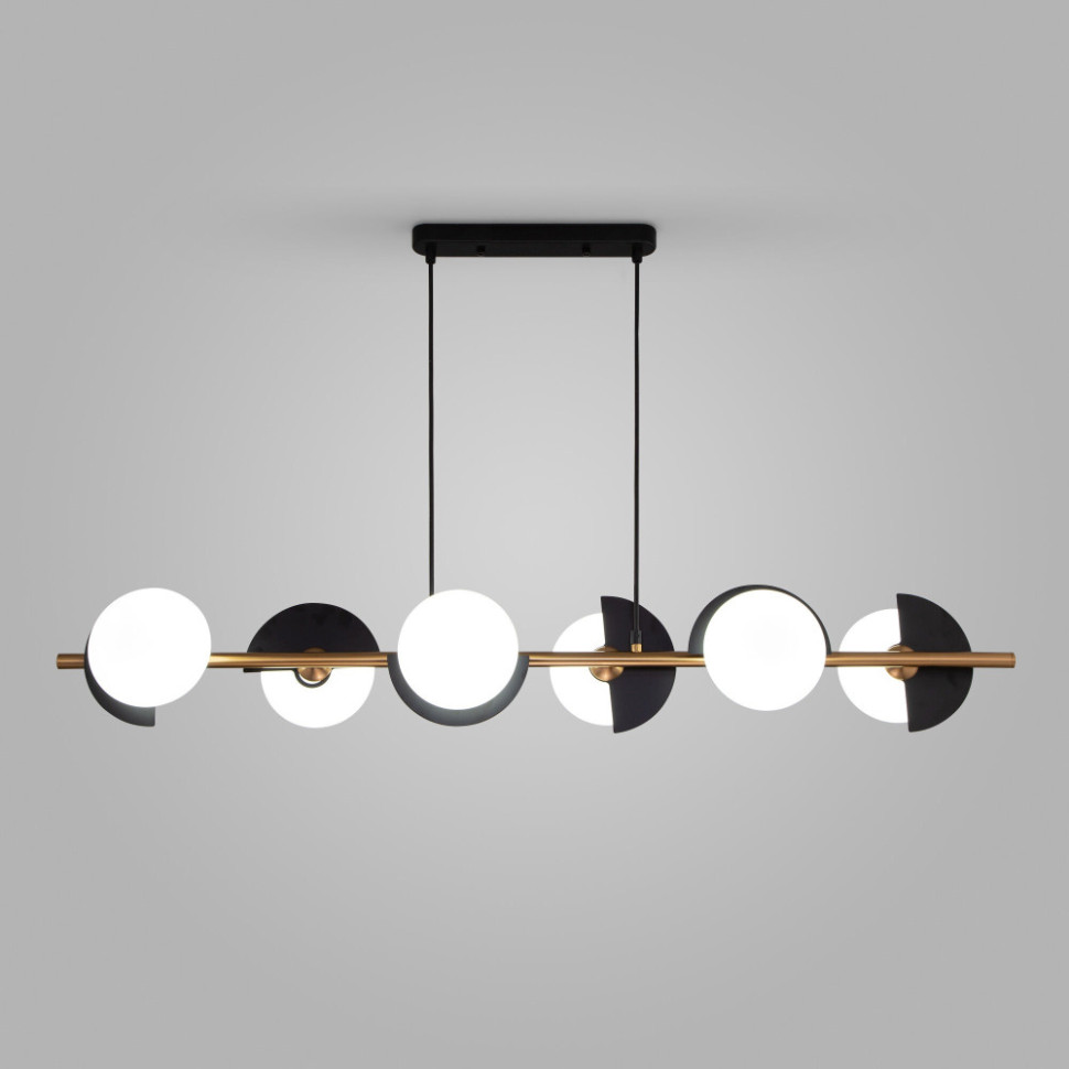 Подвесной светильник Moity 70149/6 черный/латунь Eurosvet
