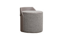 Пуф Bruno букле/искусственная кожа серый Пуф Bruno букле/искусственная кожа серый