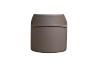 Пуф Bruno букле/искусственная кожа серый Пуф Bruno букле/искусственная кожа серый