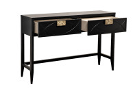 Консоль черная с ящиками Консоль черная с ящиками