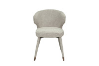 Стул обеденный шенилл белый Стул обеденный шенилл белый