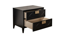 Тумбочка прикроватная черная Тумбочка прикроватная черная