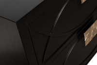 Тумбочка прикроватная черная Тумбочка прикроватная черная