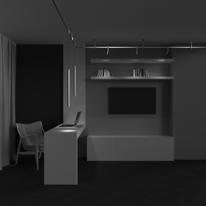 Трековый светильник Focus Led TR156-1-5W3K-BS Maytoni