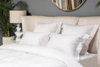 Простыня сатиновая 240х250см белая