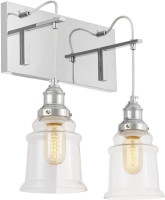 Бра Moletti LDW 6844-2 CHR+PR Lumina Deco